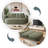 Lozena Boneless 79'' Convertible Corduroy Sleeper Sofa Bed, 15'' Thick Full-Size Compression Mattress Couch-477552543