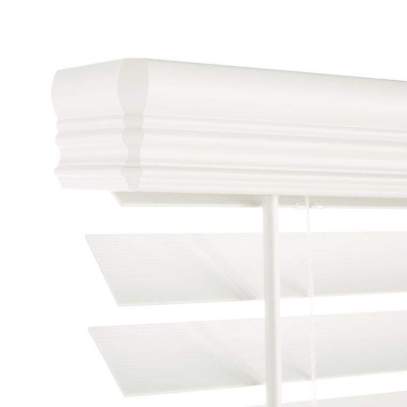 Store occultant sans cordon 2,5 po , Blanc, 22", 64"