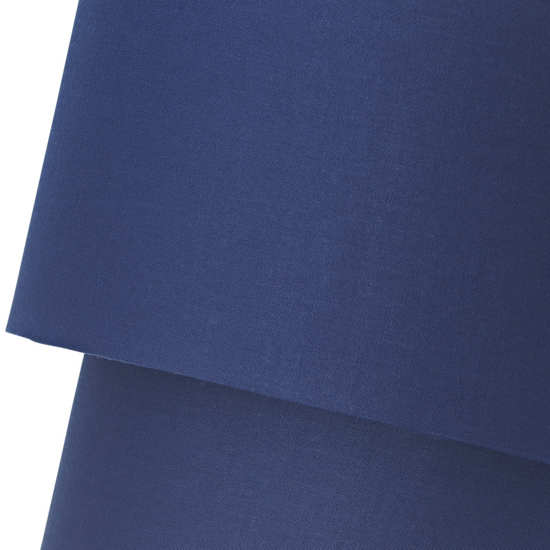 Cotton Drum Pendant Shade ( Screw On ), 18" H x 25" W x 25" D, Navy