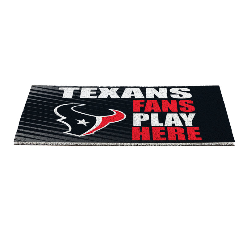 Houston Texans Fan PVC Mat, 28"x16"