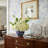 Polysilk Hydrangea Arrangement in Vase