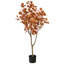  4 pi Arbre artificiel eucalyptus d'automne