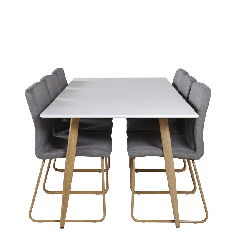 Braun 6 - Person Dining Set