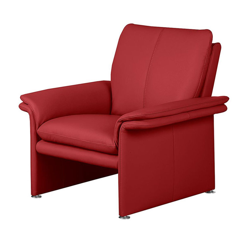 Edelwald Upholstered Armchair, Red