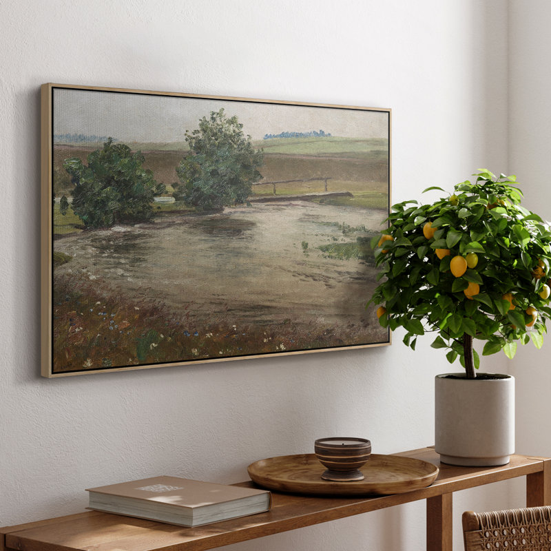 «Vintage Landscape - CDXLIX» sur toile, H 17 po x l 25 po