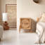 Sina 2 - Drawer Solid Wood Nightstand