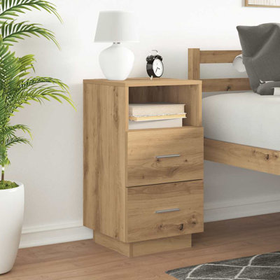 Kizzie 36cm W Manufactured Wood Bedside Table