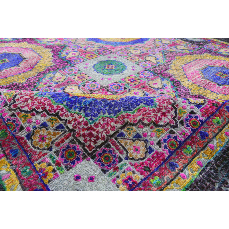 Moroccan Area Rug, Rectangle 5' x 8'