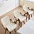 Modern Upholstered Swivel Counter Height Bar Stool-790832283