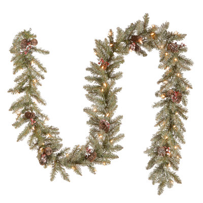108" Pre-Lit Dunhill Fir Christmas Garland