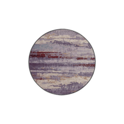 Machine Washable Pink Area Rug