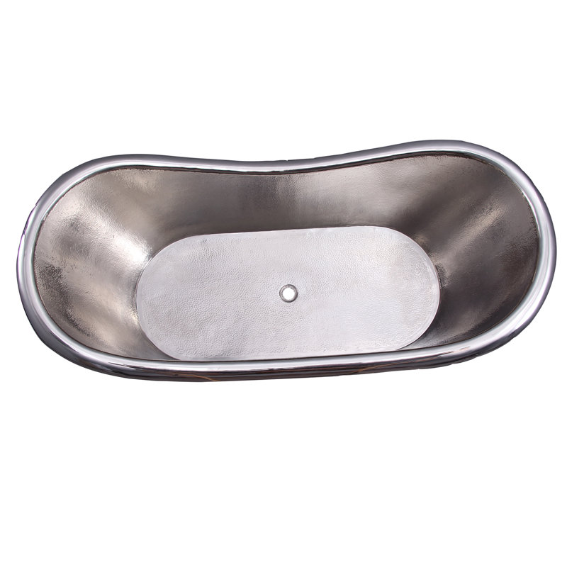 66'' x 30.62'' Soaking Copper Bathtub