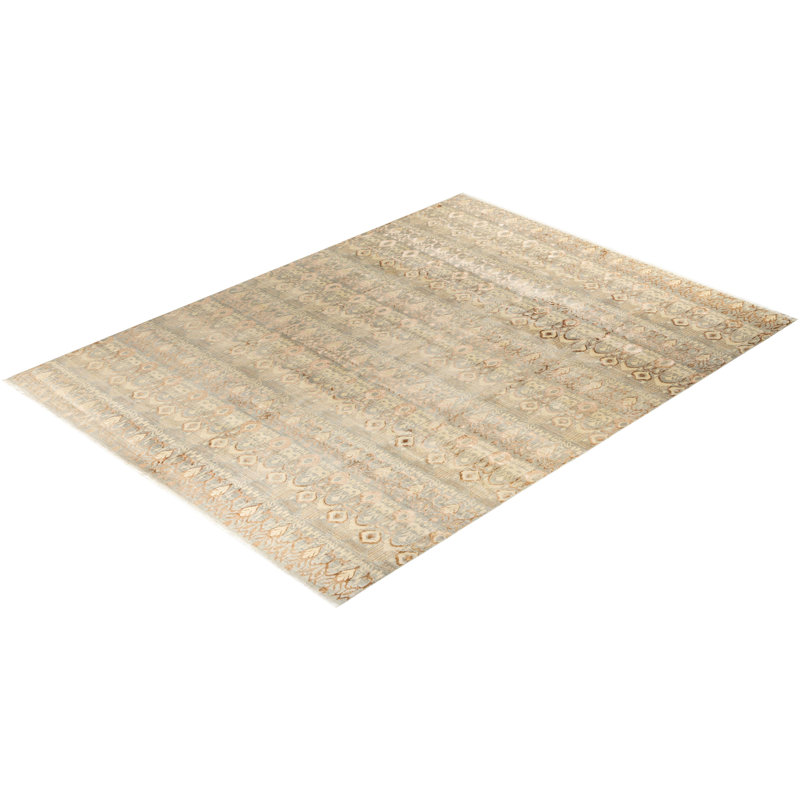 Overdyed One-of-a-Kind 9' 1" X 12' 3" Hand Knotted Area Rug