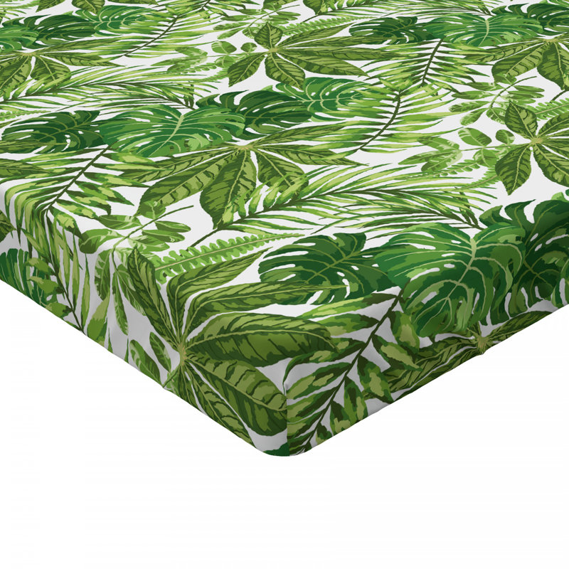 Microfiber Floral Fitted Sheet, Twin XL Fitted Sheet