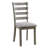 Dining Table 4X Side Chairs Bench 6Pcs Dining Set Fabric Seat Rustic Style