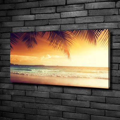 Tropical Beach - Wrapped Canvas Print