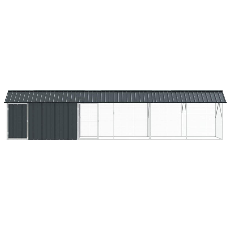 142cm Galvanised Steel Floor Bird Cage