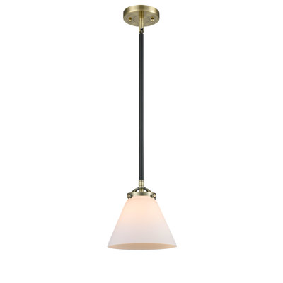 Luminaire suspendu 1 lumière à cône simple Alysbury