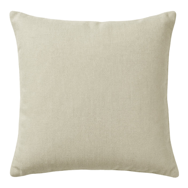 Housse de coussin en chenille ultra-douce, Beige
