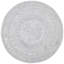 Tapis rond gris tressé à la main Mosher-373386350