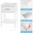 Azulejos 15.7'' W Metal Nightstand