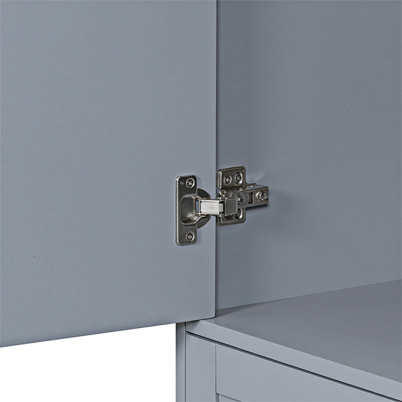 35.4'' Single Bathroom Vanity Base Only, Gray Blue