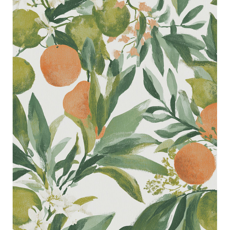 Papier peint floral moderne