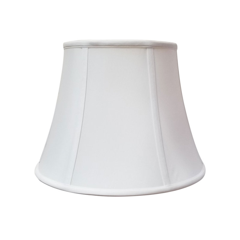 Abat-jour cloche modifié, Blanc / Blanc cassé, H 15 po x l 20 po x P 20 po