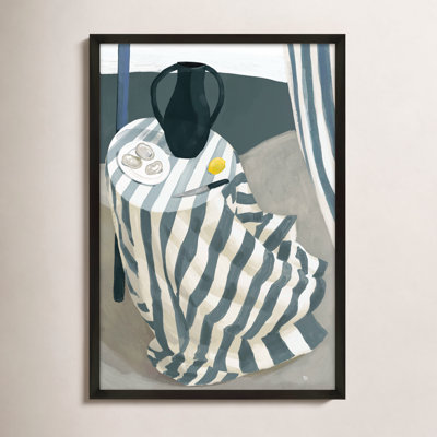 Oysters at the Beach Painting by Marco Marella