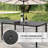 Patio 7-piece PVC-coated polyester Dining Set, C-spring Chair Legs And Umbrella Hole-113957942