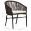 Chaise de patio avec coussins Klingensmith-733183096
