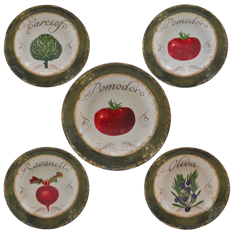 Ensemble de 5 bols à pâtes certifiés International Pomodoro