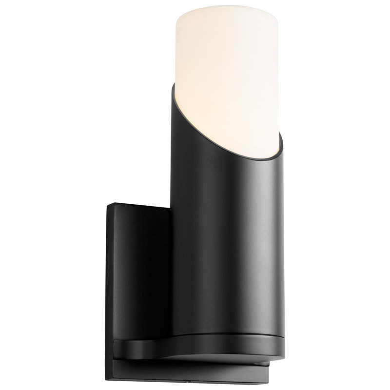 Apogee Steel LED Armed Sconce, Black