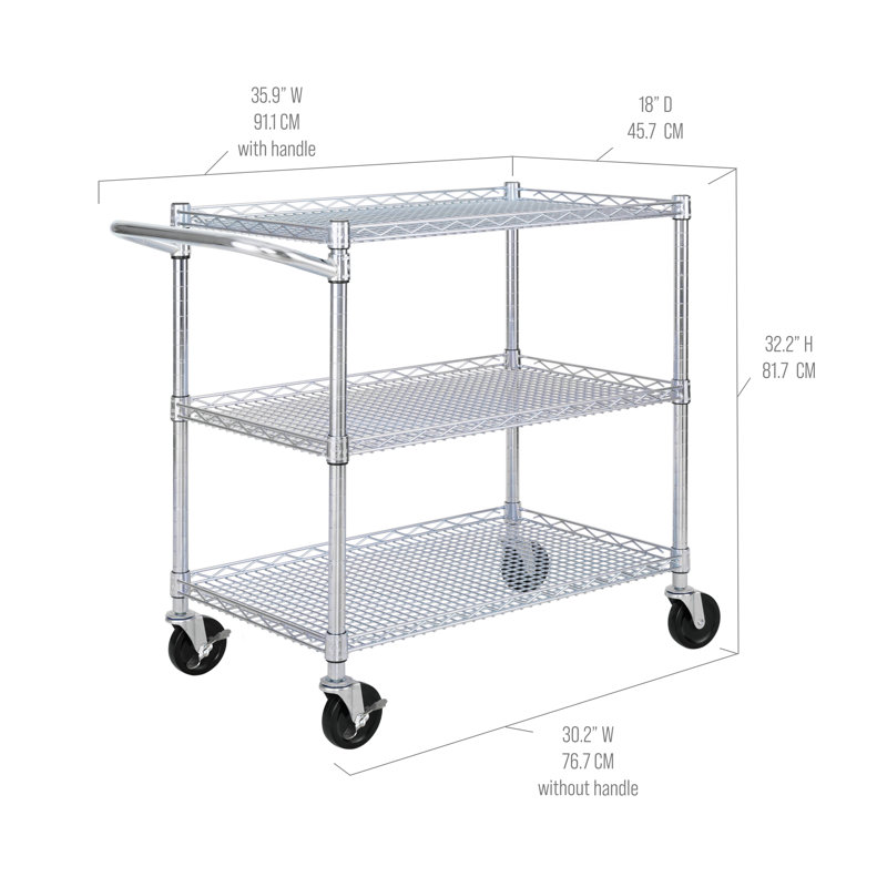 NSF-Certified Utility Cart with Wheels
