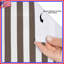 Brown Vertical Stripes Shower Curtains Extra Long-104479016