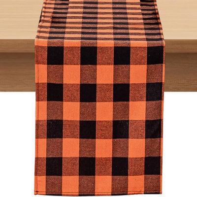 Christmas Checkered Table Runner