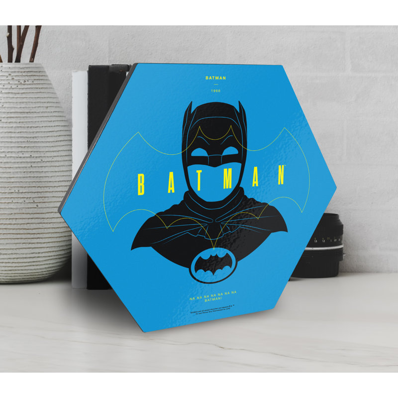 Batman 85Th (Cowl, 1966), impression sur bois