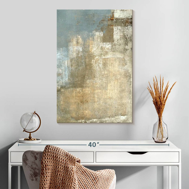 Avery Beige And Gray, 30" H x 20" W