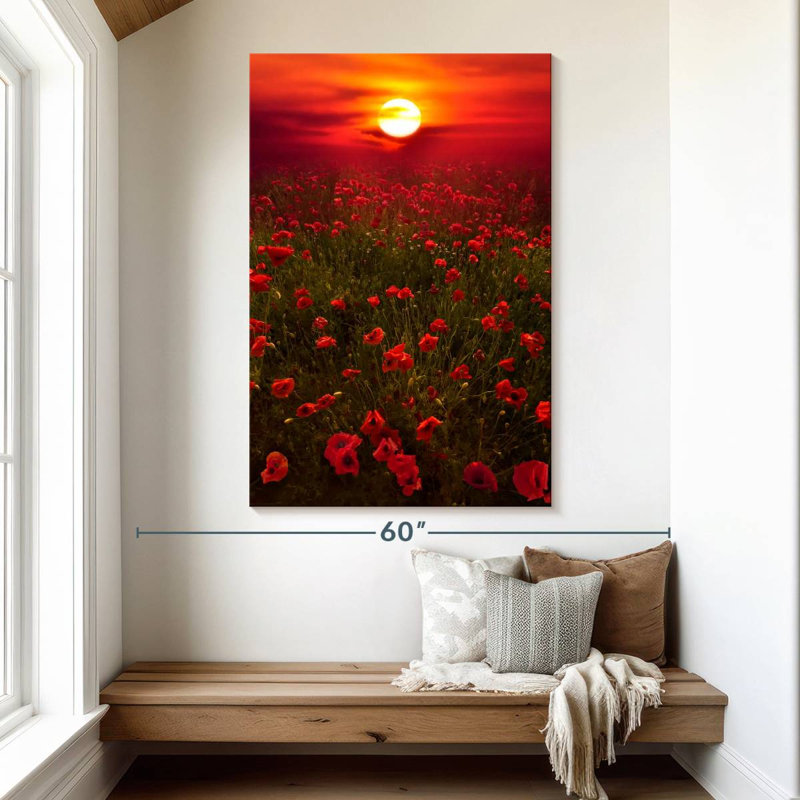 Harnek Warm Sunset Meadow, 51" H x 34" W