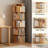 5 Tier 360° Rotating Bookshelf Tower - Space-Saving Round Spinning Display Shelf for Bedroom/Living Room/Office/Home-1332842863-1336704199