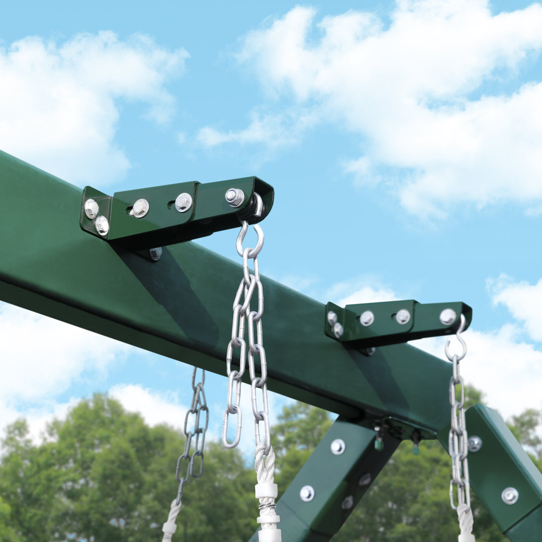 Adjustable Glider Bracket Steel Swing Set Bracket 220lb Weight Capacity (Set of 2) Gorilla Playsets