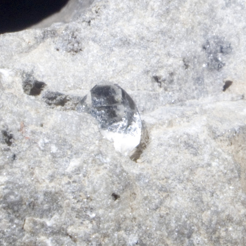 Herkimer Diamond on Dolostone. Fonda, NY, USA
