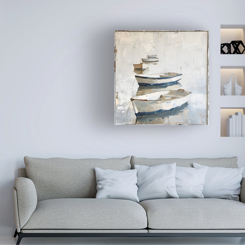 Art sur toile Sean Parnell Boat 3, H 14 po x l 14 po