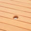 Table de patio ronde en bois massif de 36,2 po Mylas