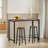 Siljan 2PC Bar Stools 65CM High
