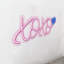 Enseigne néon Xoxo - 10 po x 28 po