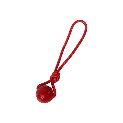 P lastic Pets Toy Dog elastic ball solid ball pet chewing stick chewable tooth cleaning toy dog ball Throw it balls 2.36 inch Diameter