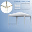 Arvell 2.7m x 2.7m Metal Party Tent-212049931