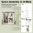 Double-sided  Glass Mirror and Solid Manufactured Wood Sliding Barn Door with Installation Hardware Kit-105075635