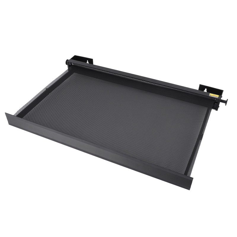 Aluminum Wall-Mounted Drying Rack, Black